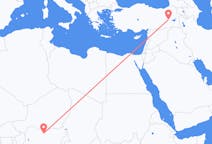 Flyreiser fra Kano, Nigeria til Mus, Tyrkia