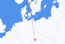 Flyg från Linz, Österrike till Göteborg, Sverige