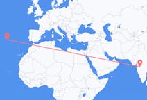 Flights from Aurangabad, India to Ponta Delgada, Portugal