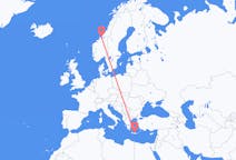 Flights from Ørland, Norway to Heraklion, Greece