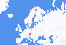 Flyrejser fra Kolari til Ljubljana