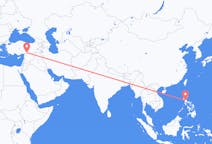 Flyreiser fra Manila, til Gaziantep