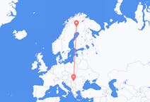 Flights from Pajala, Sweden to Timișoara, Romania