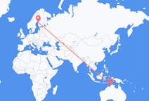 Flyrejser fra Darwin, Australien til Vasa, Finland
