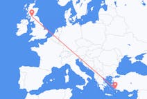Flüge von Glasgow, Schottland nach Bodrum, die Türkei