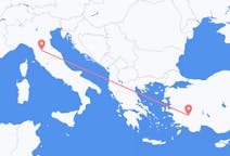 Flyg från Denizli, Turkiet till Florens, Italien
