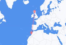 Flyreiser fra Agadir, Marokko til Glasgow, Skottland