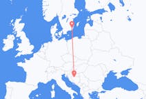 Loty z Banja Luka, Bośnia i Hercegowina do Kalmaru, Szwecja