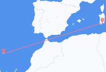 Flyg från Cagliari, Italien till Funchal, Portugal