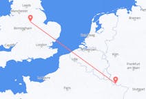 Flyrejser fra Saarbrücken, Tyskland til Nottingham, England