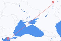 Flyg från Saratov till Lemnos