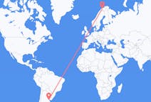 Flights from Buenos Aires, Argentina to Sørkjosen, Norway