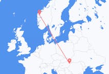Flights from Debrecen, Hungary to Sandane, Norway