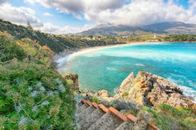 Photo of best beaches of Sicily island , Scopello, Province of Trapani, Italy. 
