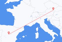 Loty z Wiedeń, Austria do Madrytu, Hiszpania
