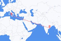 Flyreiser fra Visakhapatnam, India til Palermo, Italia