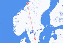 Vols depuis la ville de Växjö vers la ville de Namsos