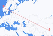 Flyg från Chengdu till Molde