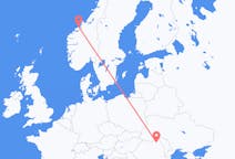 Flyrejser fra Kristiansund, Norge til Suceava, Rumænien