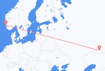 Fly fra Orenburg til Haugesund