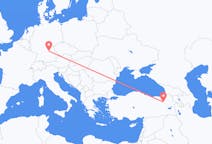 Flyreiser fra Erzurum, Tyrkia til Nürnberg, Tyskland