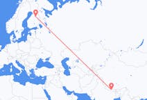 Flights from Kathmandu, Nepal to Kajaani, Finland