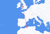 Flyg från Tiaret, Algeriet till Cardiff, Wales