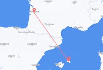 Flights from Bordeaux in France to Menorca in Spain