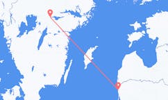 Loty z Połąga, Litwa do Örebro, Szwecja