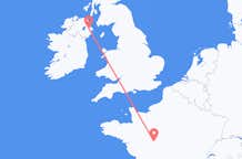 Flyrejser fra Tours, Frankrig til Belfast, Nordirland