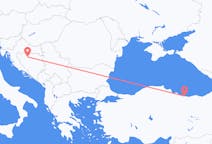 Flyreiser fra Banja Luka, Bosnia-Hercegovina til Ordu, Tyrkia