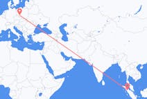 Flyreiser fra Siborong-Borong, Indonesia til Wrocław, Polen