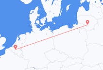 出发地 立陶宛出发地 考那斯目的地 比利时布鲁塞尔的航班