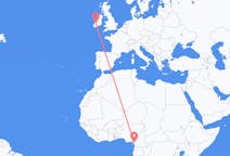 Flyreiser fra Douala, Kamerun til Shannon, Irland
