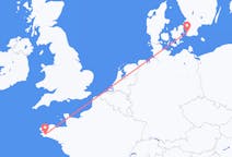 Flights from Quimper, France to Malmö, Sweden