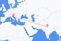 Flights from New Delhi, India to Zadar, Croatia