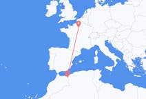 Loty z Wadżdy, Maroko do Paryża, Francja