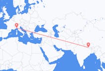 Flights from Kathmandu to Genoa