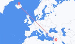 Flights from Al Jawf Region, Saudi Arabia to Akureyri, Iceland