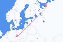 Flyg från Arkhangelsk till Prag
