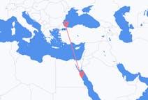 Flyrejser fra Marsa Alam, Egypten til Istanbul, Tyrkiet