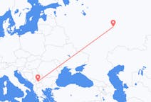 Flyreiser fra Priština, Kosovo til Kazan, Russland