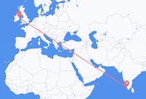 Flyg från Cochin, Indien till Dublin, Irland