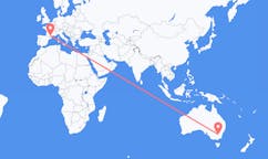 出发地 澳大利亚沃加沃加目的地 法国卡尔卡松的航班
