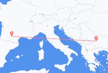 Loty z Sofia, Bułgaria do Tuluza, Francja