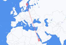 埃塞俄比亚出发地 希雷飞往埃塞俄比亚目的地 斯德哥尔摩的航班