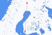 Flights from Pajala, Sweden to Turku, Finland
