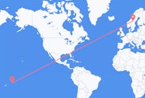 Flüge von Apia, Samoa nach Östersund, Schweden