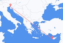 出发地 塞浦路斯出发地 帕福斯目的地 意大利的里雅斯特的航班