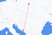 Flyg från Dubrovnik till Warszawa